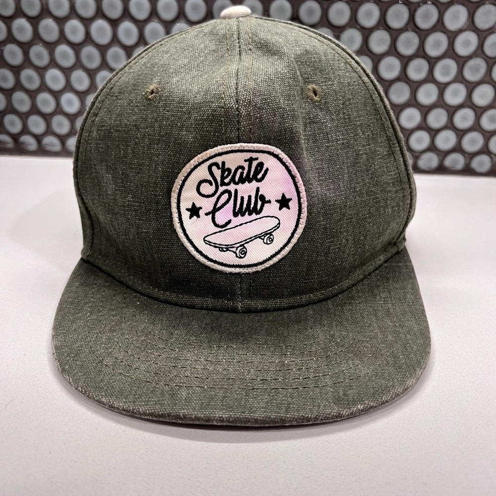 H&M Hat Cap Baseball Cap Hat Snapback Green State Club White Adult‎ Adjustable